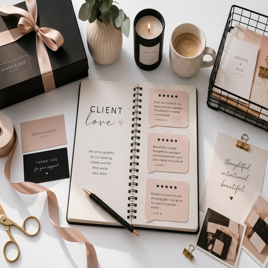 Client Love Reviews Notebook